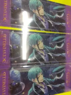 ツイステ フロイド 箔押しビッグクリアカード 寮服 グッズ AGF SSR