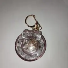 ハンドメイド クリアチャーム パールシャカシャカ お空の雲シェイカーくすみカラー