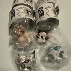 【匿名配送】サンリオ バレエリボンフィギュア マロンクリーム　コンプリート