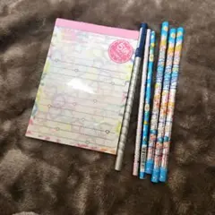 メモ帳、えんぴつセット売り 平成レトロ