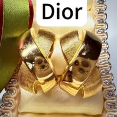 クリスチャンディオール　ヴィンテージ　イヤリング　ゴールド 両耳