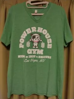 POWERHOUSE GYM Tシャツ 緑 サクラのサムネイル