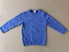H&M 薄手ニット　ブルー