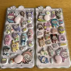 大人気ラブブお尻シール2セット