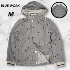 【美品】BLUE WORK トゥモローランド スカル刺繍　ゴルフブルゾンのサムネイル