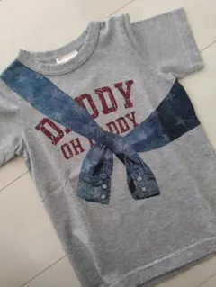 男児 デニム風Tシャツ 100cm
