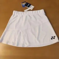 ヨネックス プリーツスカート ホワイト