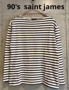 フランス製 90's 旧タグSAINT JAMES ウェッソン 長袖カットソーのサムネイル