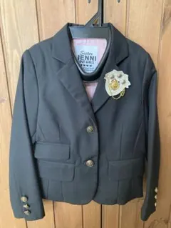 Sister Jenni 黒 スーツジャケット　ブラウスセット　120