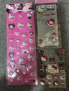 昭和レトロシール　ハローキティ シールセット プクプクシール