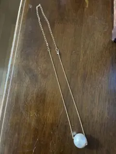 大粒コットンパール　ネックレス