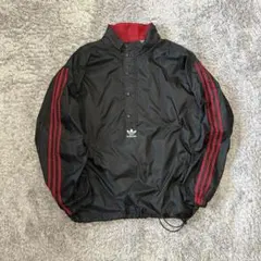 adidas 90s アノラック ナイロンジャケット プルオーバー ブラック L