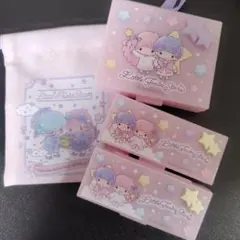 リトルツインスターズ ポーチとケースセット
