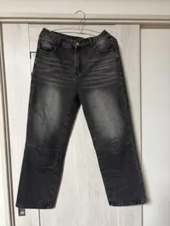 ストレートデニム M ブラック