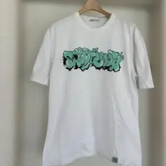 ZARA グラフィティプリント Tシャツ ホワイト Mサイズのサムネイル