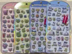 たまごっち COTTON PUFFY シール 4枚セットのサムネイル