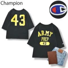 USA製 チャンピオン 7分袖 ヘビーウェイト T1011 Tシャツ カットソー