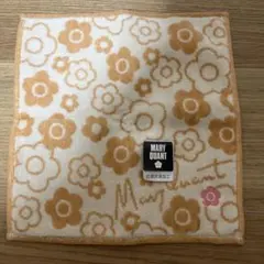 MARY QUANT 花柄ハンカチ オレンジ系のサムネイル
