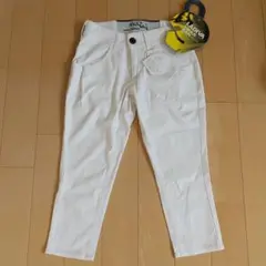 値下げ！新品未使用！SOMETHING ソフトサルエル S ホワイト