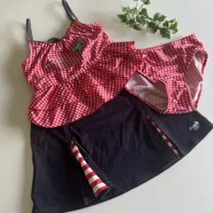 pomponette⭐︎ポンポネット⭐︎赤ギンガム⭐︎3点セット