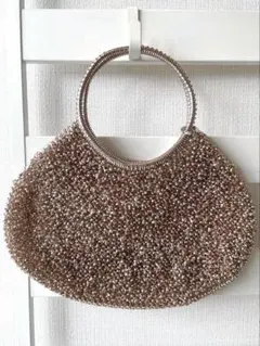 アンテプリマ ワイヤーバッグ　シルバー　オレンジ　ベージュ　ピンク　キラキラ