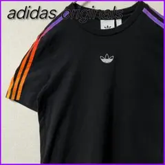 【adidas】 アディダスオリジナルス Tシャツ 3ストライプス 刺繍ロゴ
