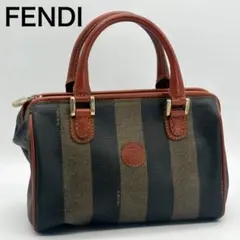 超希少✨FENDI ミニボストン マイクロ ショルダー金具 ズッカ柄　2way 中古 フェンディ ミニボストンバッグ ズッカ柄 ハンド