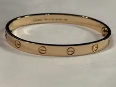 Cartier ラブブレスレット ピンクゴールド サイズ17 正規品のサムネイル