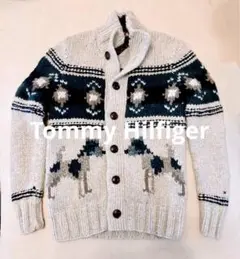 [値下げ][Tommy Hilfiger] ノルディック柄 ニットカーディガン