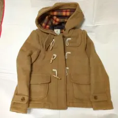 チャイルドウーマン　ダッフルコート ウール混合