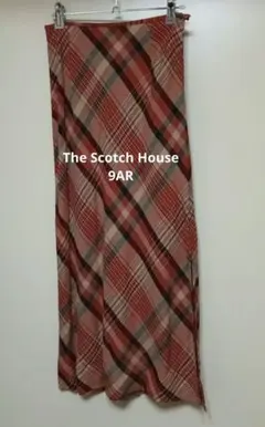 The Scotch House チェック柄ロングスカートのサムネイル