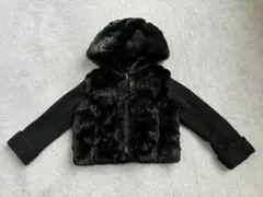 コムサイズム キッズ ジャケット ファー