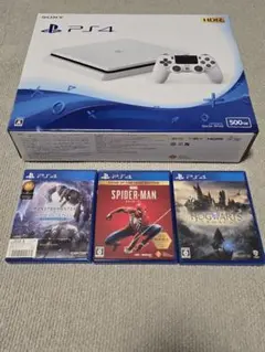 【コントローラー無し ※要説明欄】PS4 500GB本体+ソフト