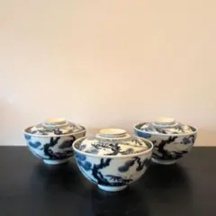 古伊万里　蓋付き茶碗　7客 古伊万里 蓋付き茶碗 7客 - メルカリ
