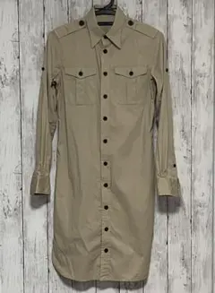 【used】ラルフローレン☆シャツワンピース☆ベージュのサムネイル