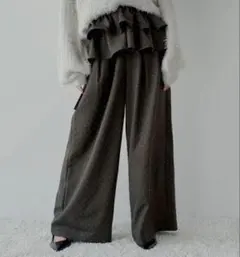 Chico ラインストーンルーズスラックスパンツ