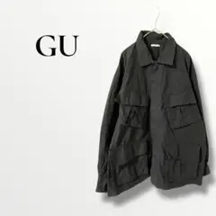 GU ジーユー　M ブラック ジャケット 4ポケット メンズ