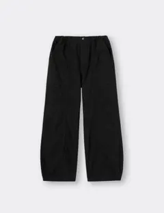 【GU】ジョガープルオンパンツ ブラック L