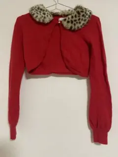 MILK ファー付きカーディガン