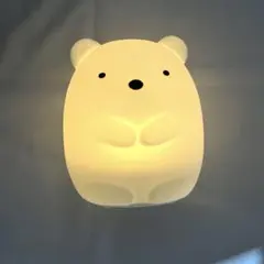 すみっコぐらし しろくま おやすみライト シリコン製