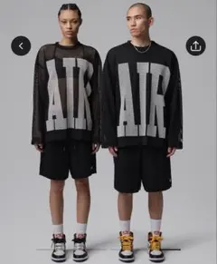 ジョーダン×ユニオン×フラグメント メッシュカットソー　XL 新品未使用 本物