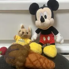 ミッキーマウス ぬいぐるみ マスコット　ディズニー　オーストラリアカンガルー