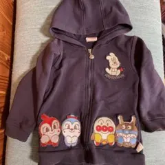 アンパンマン刺繍パーカー　90サイズ