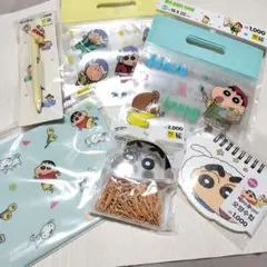 【韓国限定】 クレヨンしんちゃん、文房具類 6点セット（プレゼントに）（03）