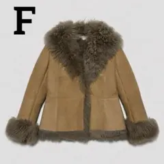 ムートンコート 羊革 ファー 本革 上品 秋冬 防寒 トレンド ナチュラル