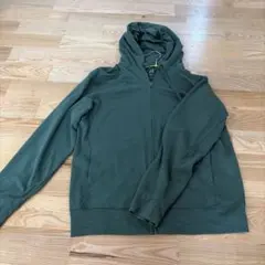 UNIQLO AIRism フルジップパーカー グリーン Lサイズのサムネイル