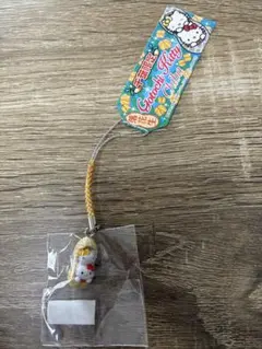 ご当地キティ】信州限定／野沢菜樽バージョン（値付けストラップ
