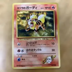 カツラのウインディ ポケモンジム第3弾 グレンタウンジム カツラ