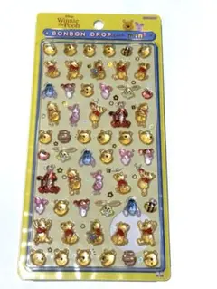 【正規品】　ボンボンドロップシール　ミニ プーさん　ボンドロミニ　ディズニー
