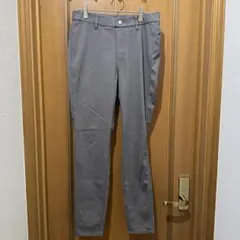 （美品）ユニクロ　ウルトラストレッチレギンスパンツ　グレー　レディースL